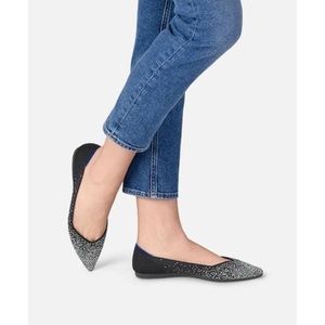 Rothy’s The Point Slate Metallic